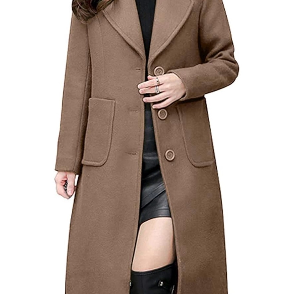 Elegant Brown Women's Coat